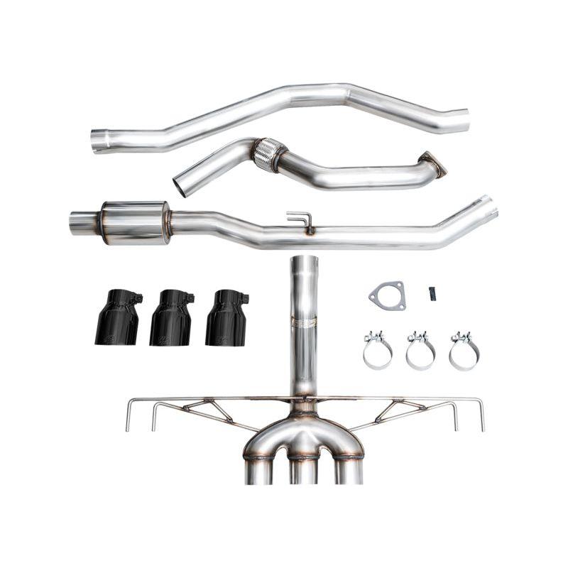 AWE Tuning 2023 Honda Civic Type R FL5 Track Edition Exhaust w/ Triple Diamond Black Tips - The Coin Has A Say