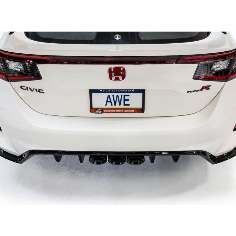 AWE Tuning 2023 Honda Civic Type R FL5 Track Edition Exhaust w/ Triple Diamond Black Tips - The Coin Has A Say