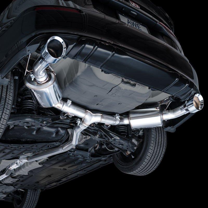 AWE Tuning 22+ Honda Civic Si/Acura Integra Touring Edition Catback Exhaust - Dual Chrome Silver Tip - The Coin Has A Say