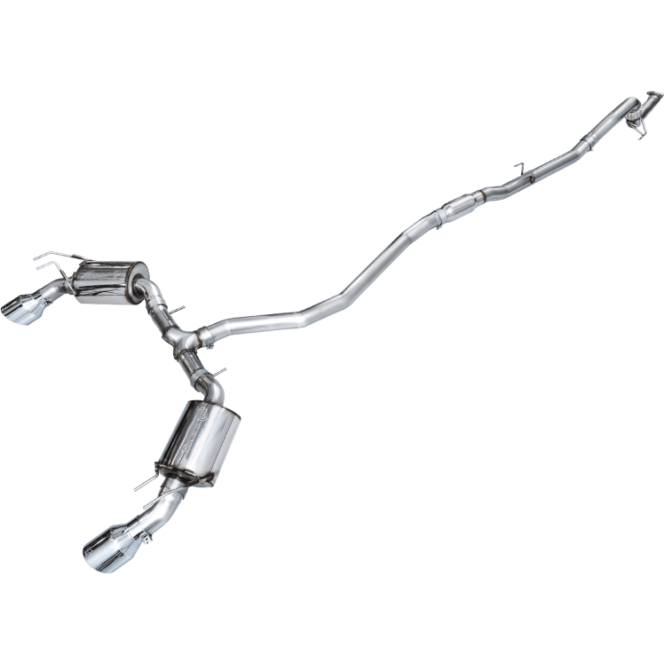 AWE Tuning 22+ Honda Civic Si/Acura Integra Touring Edition Catback Exhaust - Dual Chrome Silver Tip - The Coin Has A Say