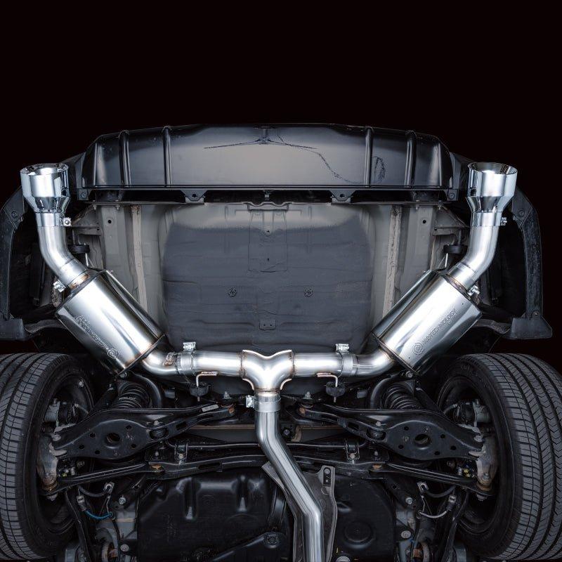 AWE Tuning 22+ Honda Civic Si/Acura Integra Touring Edition Catback Exhaust - Dual Chrome Silver Tip - The Coin Has A Say