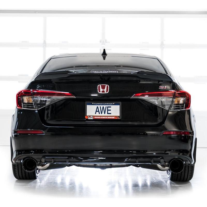 AWE Tuning 22+ Honda Civic Si/Acura Integra Touring Edition Catback Exhaust - Dual Diamond Black Tip - The Coin Has A Say