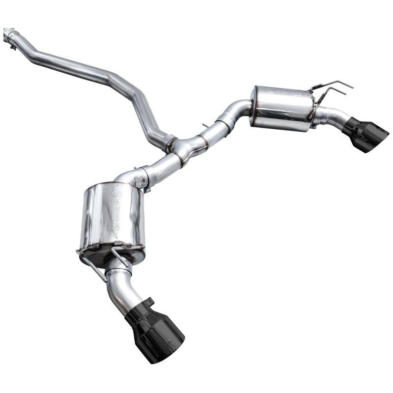 AWE Tuning 22+ Honda Civic Si/Acura Integra Touring Edition Catback Exhaust - Dual Diamond Black Tip - The Coin Has A Say