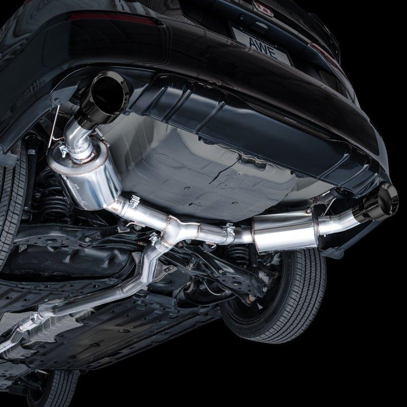 AWE Tuning 22+ Honda Civic Si/Acura Integra Touring Edition Catback Exhaust - Dual Diamond Black Tip - The Coin Has A Say
