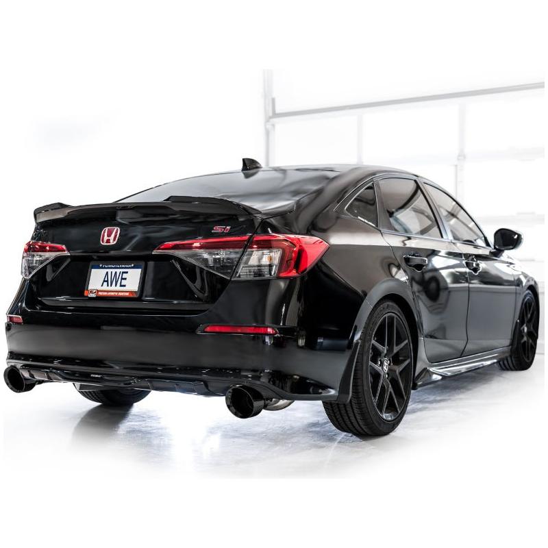AWE Tuning 22+ Honda Civic Si/Acura Integra Touring Edition Catback Exhaust - Dual Diamond Black Tip - The Coin Has A Say
