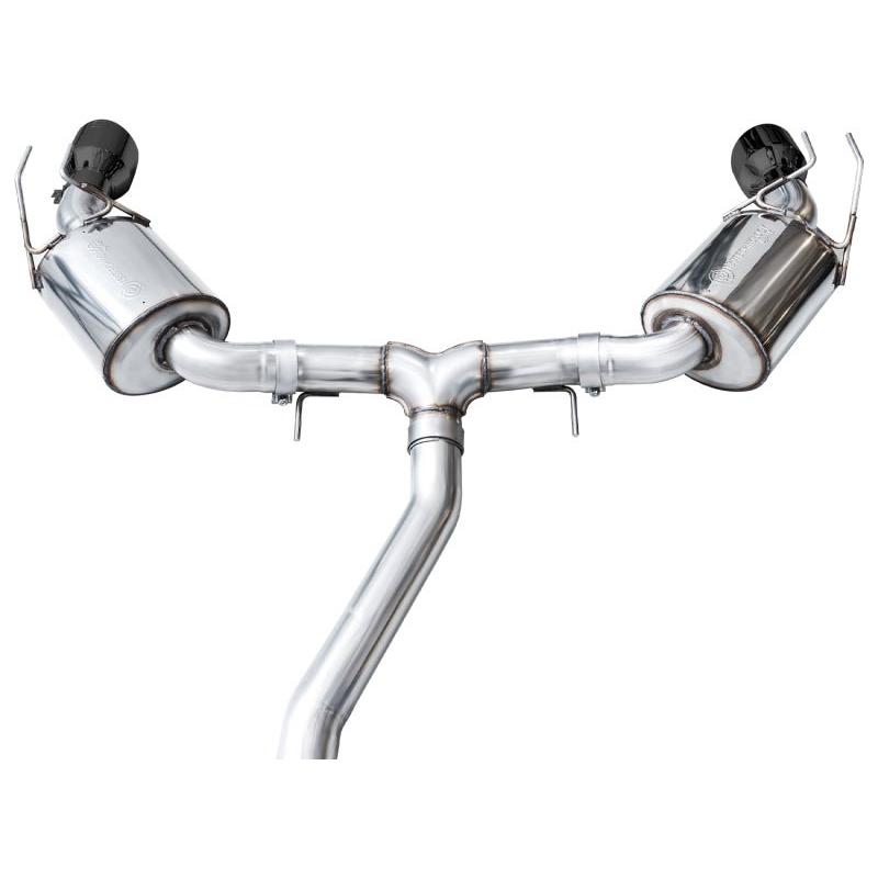 AWE Tuning 22+ Honda Civic Si/Acura Integra Touring Edition Catback Exhaust - Dual Diamond Black Tip - The Coin Has A Say