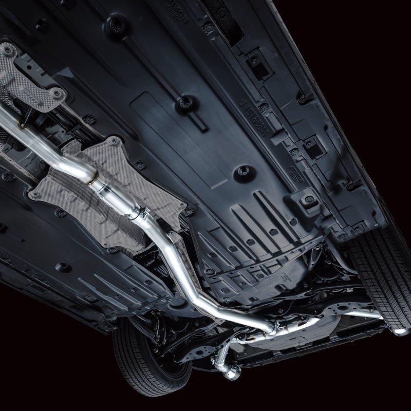 AWE Tuning 22+ Honda Civic Si/Acura Integra Track Edition Catback Exhaust - Dual Chrome Silver Tips - The Coin Has A Say