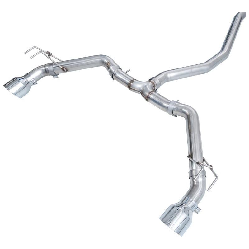 AWE Tuning 22+ Honda Civic Si/Acura Integra Track Edition Catback Exhaust - Dual Chrome Silver Tips - The Coin Has A Say