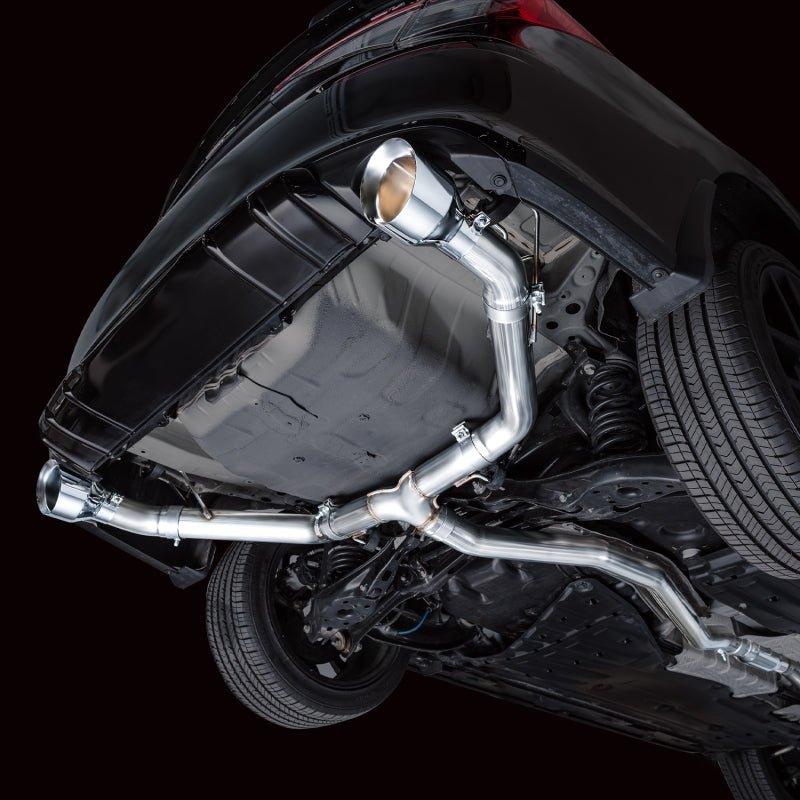 AWE Tuning 22+ Honda Civic Si/Acura Integra Track Edition Catback Exhaust - Dual Chrome Silver Tips - The Coin Has A Say
