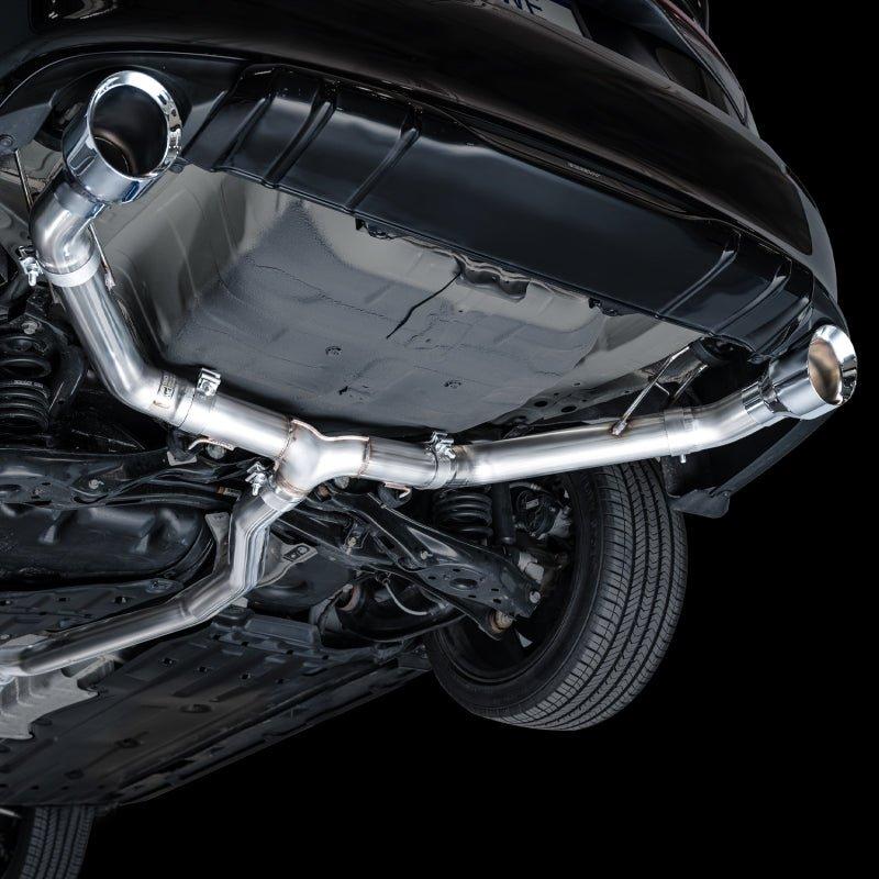 AWE Tuning 22+ Honda Civic Si/Acura Integra Track Edition Catback Exhaust - Dual Chrome Silver Tips - The Coin Has A Say