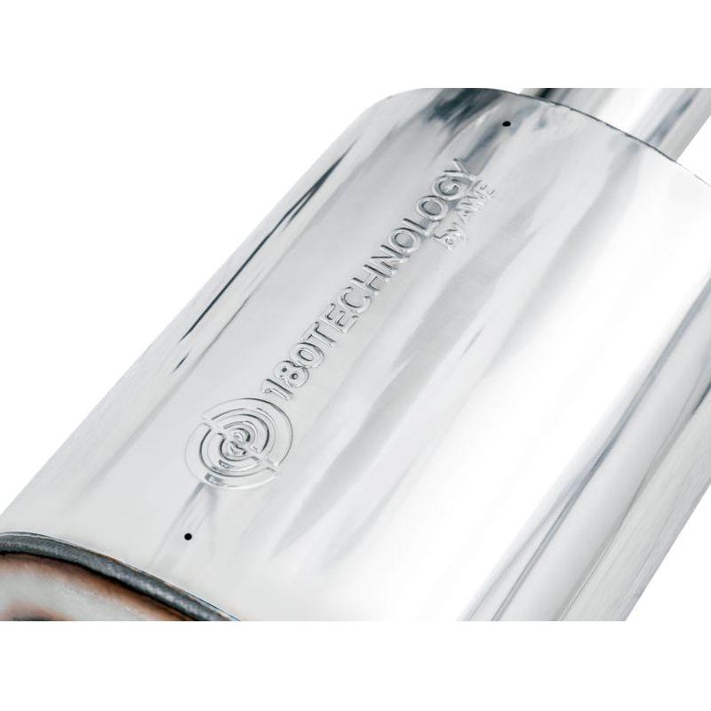 AWE Tuning 4th Gen GM 1500 6.2L 0FG Catback Split Rear Exit (w/ Bumper Cutouts) - Quad Chrome Tips - The Coin Has A Say