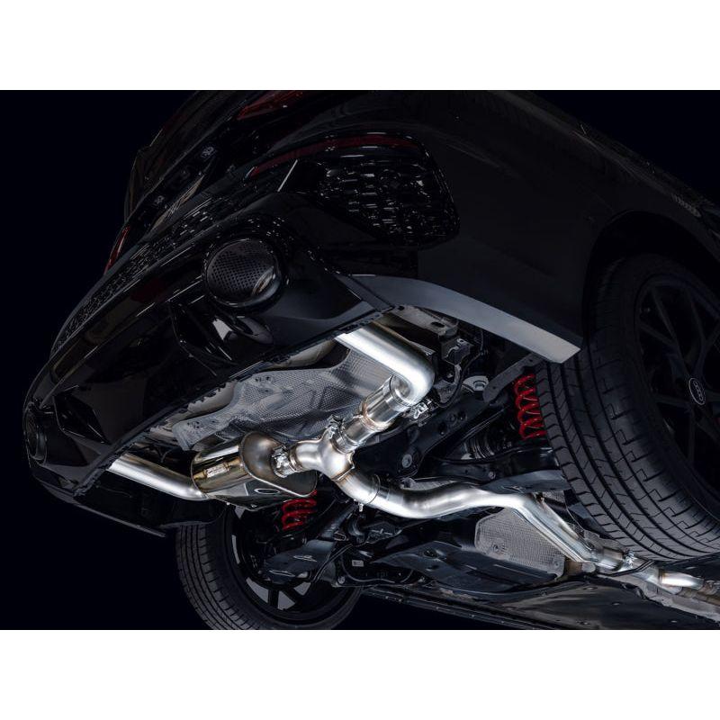 AWE Tuning Audi 22-23 8Y RS3 Cat-Back SwitchPath Exhaust (No Tips) - The Coin Has A Say