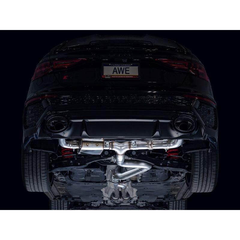 AWE Tuning Audi 22-23 8Y RS3 Cat-Back SwitchPath Exhaust (No Tips) - The Coin Has A Say