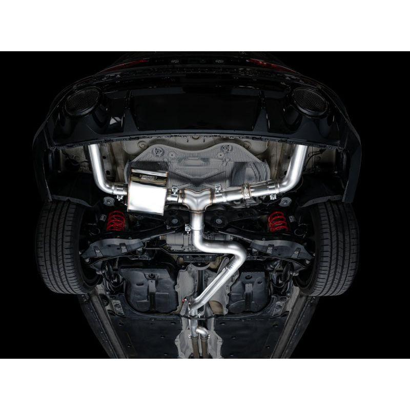 AWE Tuning Audi 22-23 8Y RS3 Cat-Back SwitchPath Exhaust (No Tips) - The Coin Has A Say