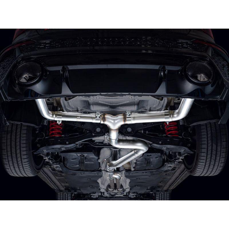 AWE Tuning Audi 22-23 8Y RS3 Cat-Back Track Edition Exhaust System - No Tips - The Coin Has A Say