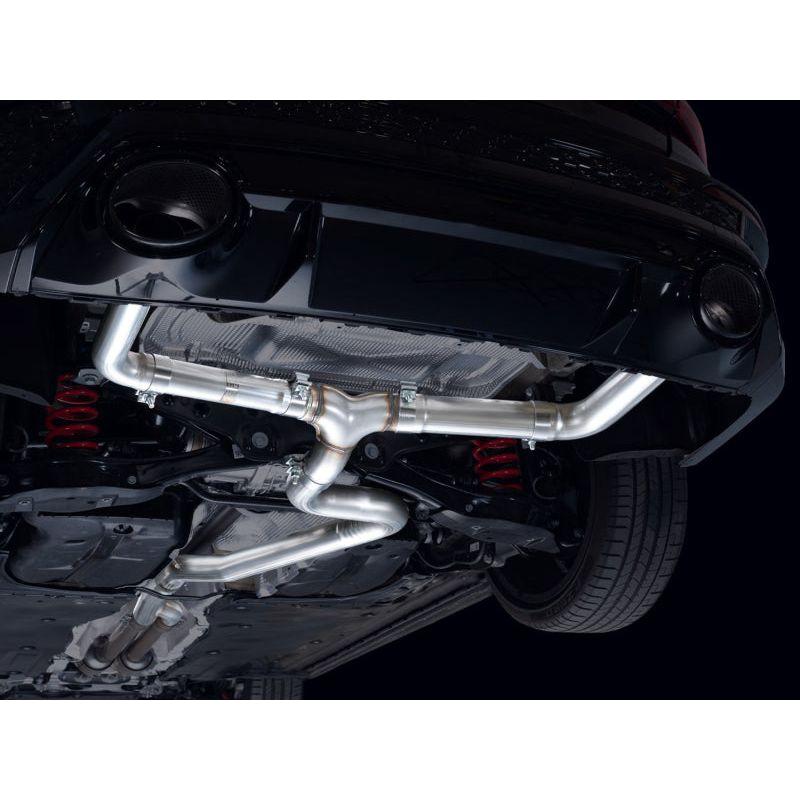 AWE Tuning Audi 22-23 8Y RS3 Cat-Back Track Edition Exhaust System - No Tips - The Coin Has A Say