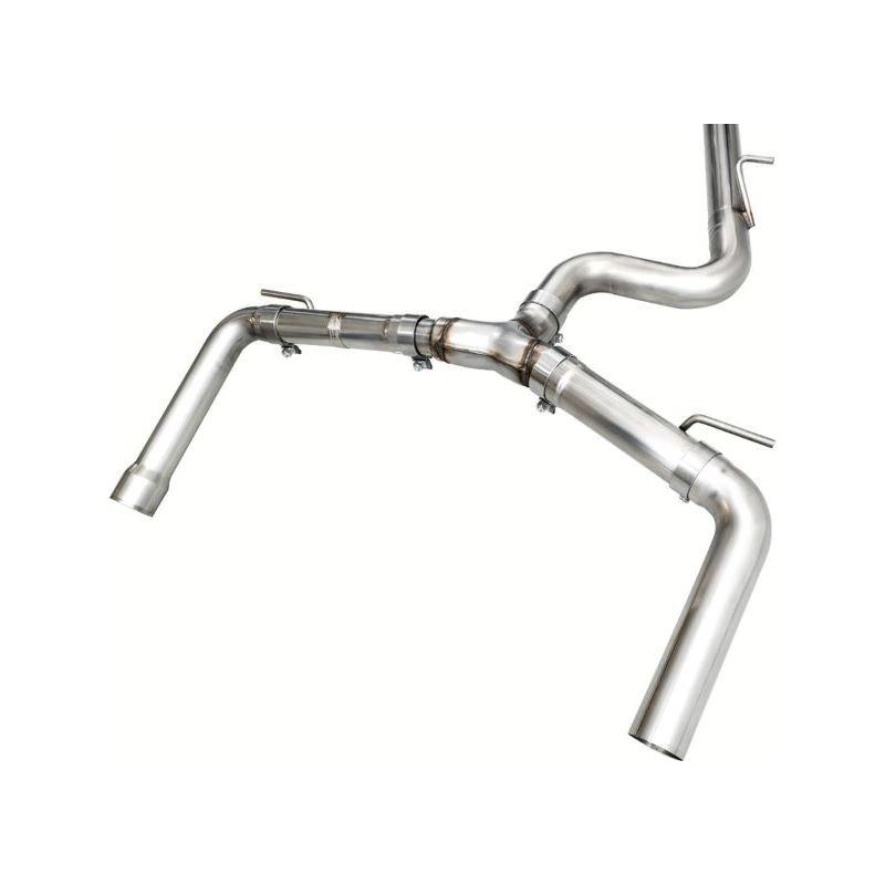 AWE Tuning Audi 22-23 8Y RS3 Cat-Back Track Edition Exhaust System - No Tips - The Coin Has A Say