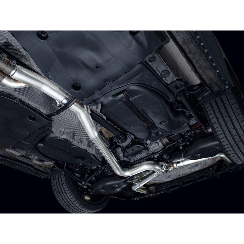 AWE Tuning Audi 22-23 8Y RS3 Cat-Back Track Edition Exhaust System - No Tips - The Coin Has A Say