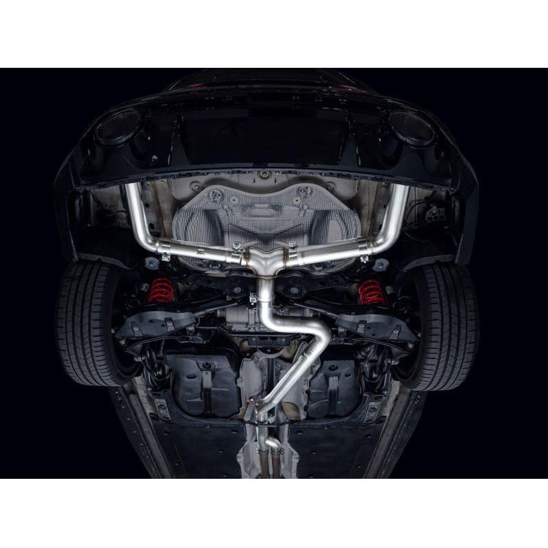 AWE Tuning Audi 22-23 8Y RS3 Cat-Back Track Edition Exhaust System - No Tips - The Coin Has A Say