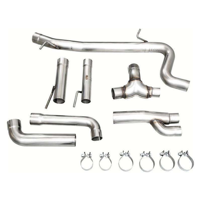 AWE Tuning Audi 22-23 8Y RS3 Cat-Back Track Edition Exhaust System - No Tips - The Coin Has A Say