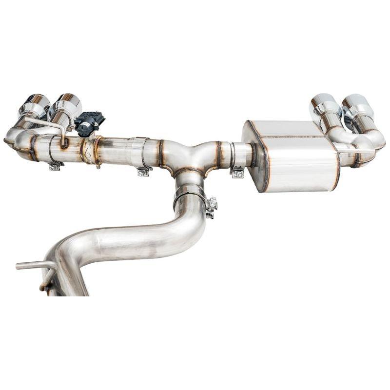 AWE Tuning Audi 8V S3 SwitchPath Exhaust w/Chrome Silver Tips 102mm - The Coin Has A Say