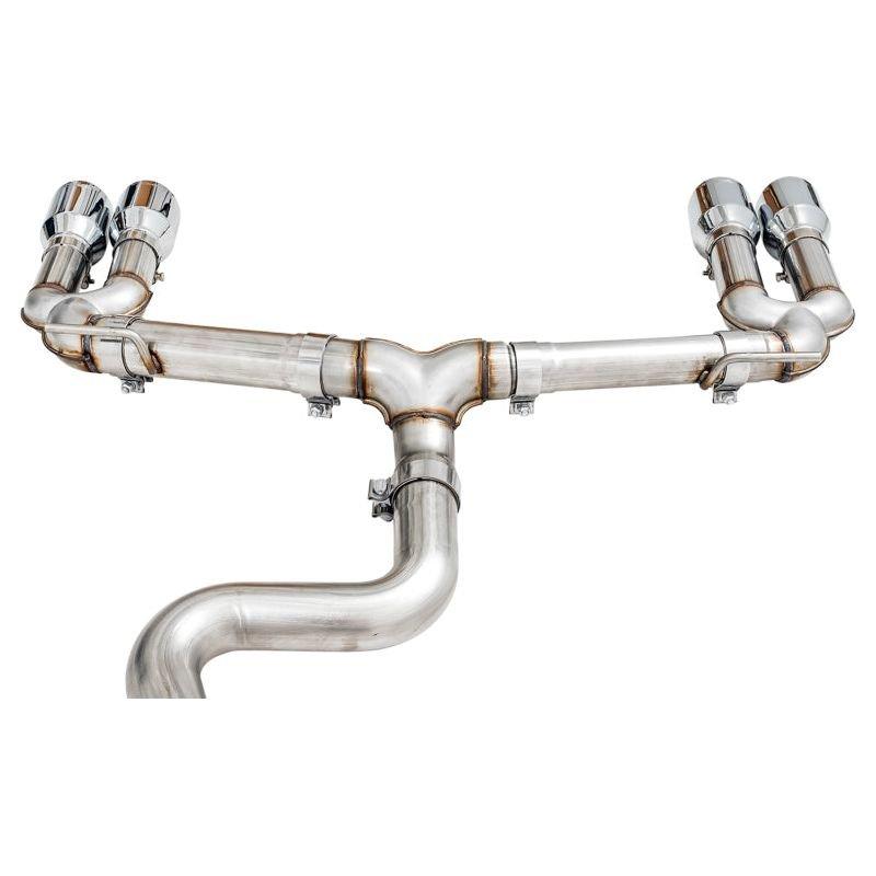 AWE Tuning Audi 8V S3 Track Edition Exhaust w/Chrome Silver Tips 102mm - The Coin Has A Say