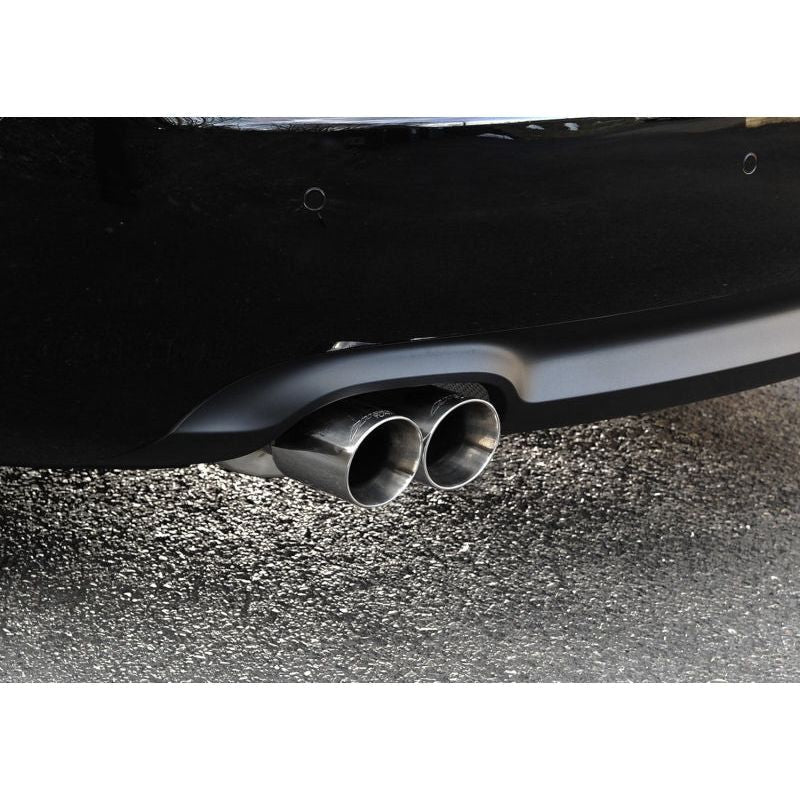AWE Tuning Audi B8 A5 2.0T Touring Edition Exhaust - Quad Outlet Polished Silver Tips - The Coin Has A Say