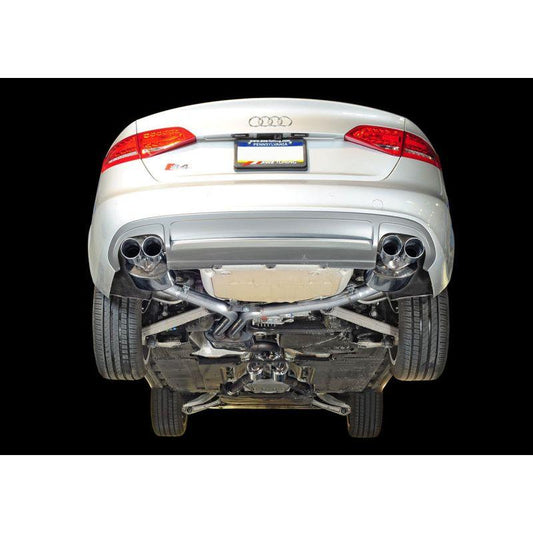AWE Tuning Audi B8 / B8.5 S4 3.0T Touring Edition Exhaust - Chrome Silver Tips (90mm) - The Coin Has A Say