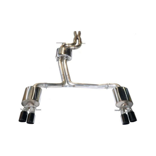 AWE Tuning Audi B8 S5 4.2L Touring Edition Exhaust System - Diamond Black Tips - The Coin Has A Say