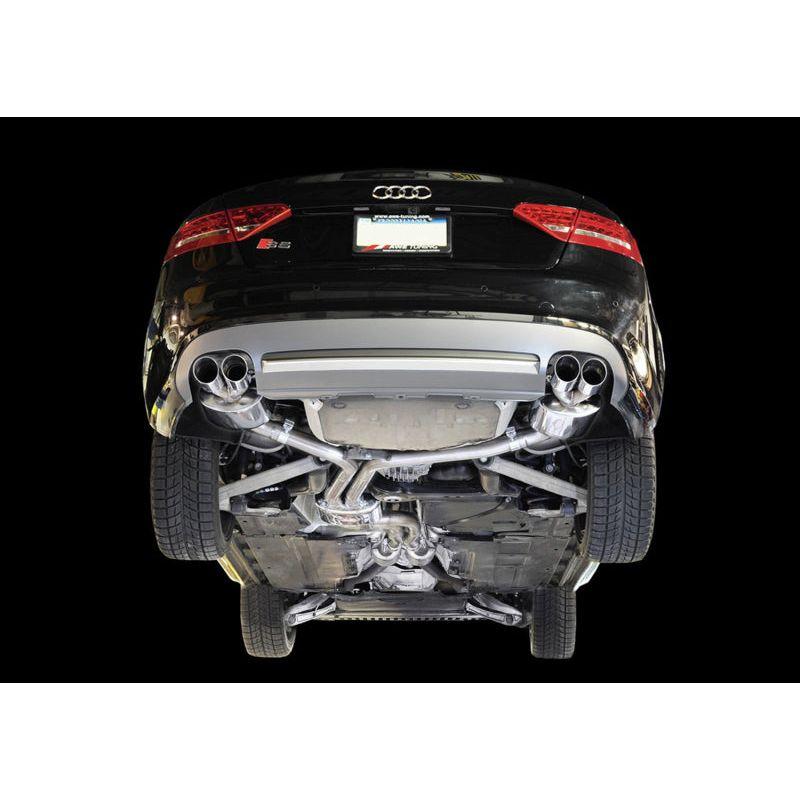 AWE Tuning Audi B8 S5 4.2L Touring Edition Exhaust System - Polished Silver Tips - The Coin Has A Say