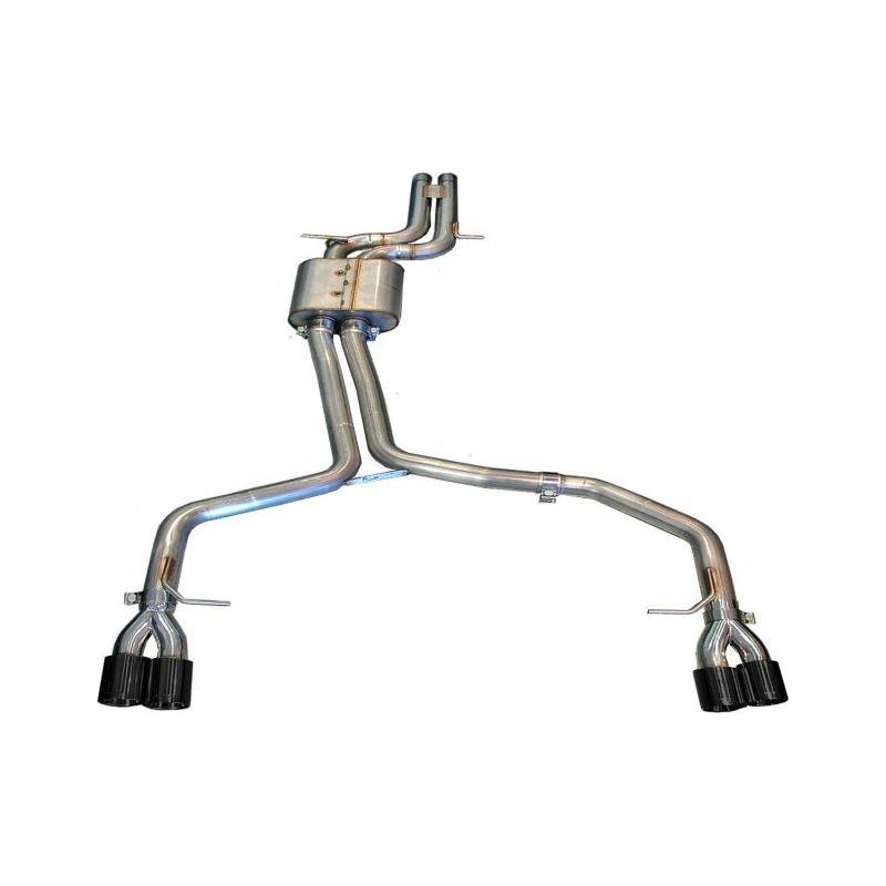 AWE Tuning Audi B8 S5 4.2L Track Edition Exhaust System - Polished Silver Tips - The Coin Has A Say