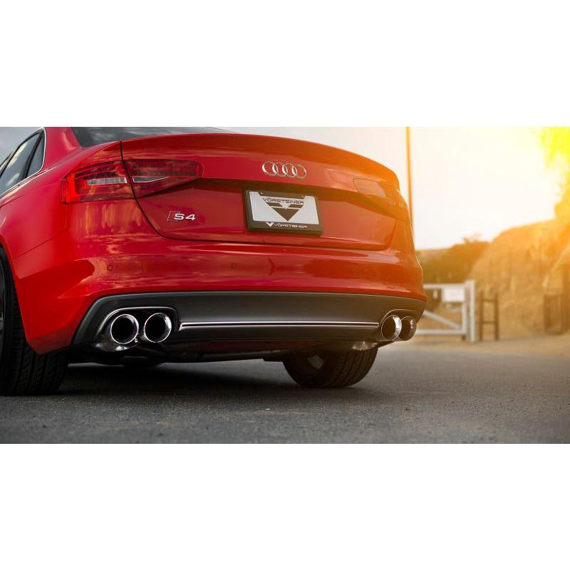 AWE Tuning Audi B8.5 S4 3.0T Touring Edition Exhaust System - Chrome Silver Tips (102mm) - The Coin Has A Say