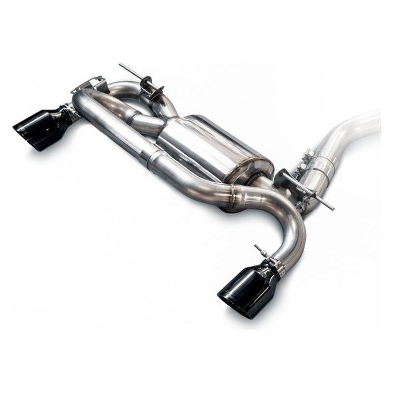AWE Tuning BMW F22 M235i / M240i Touring Edition Axle-Back Exhaust - Diamond Black Tips (102mm) - The Coin Has A Say