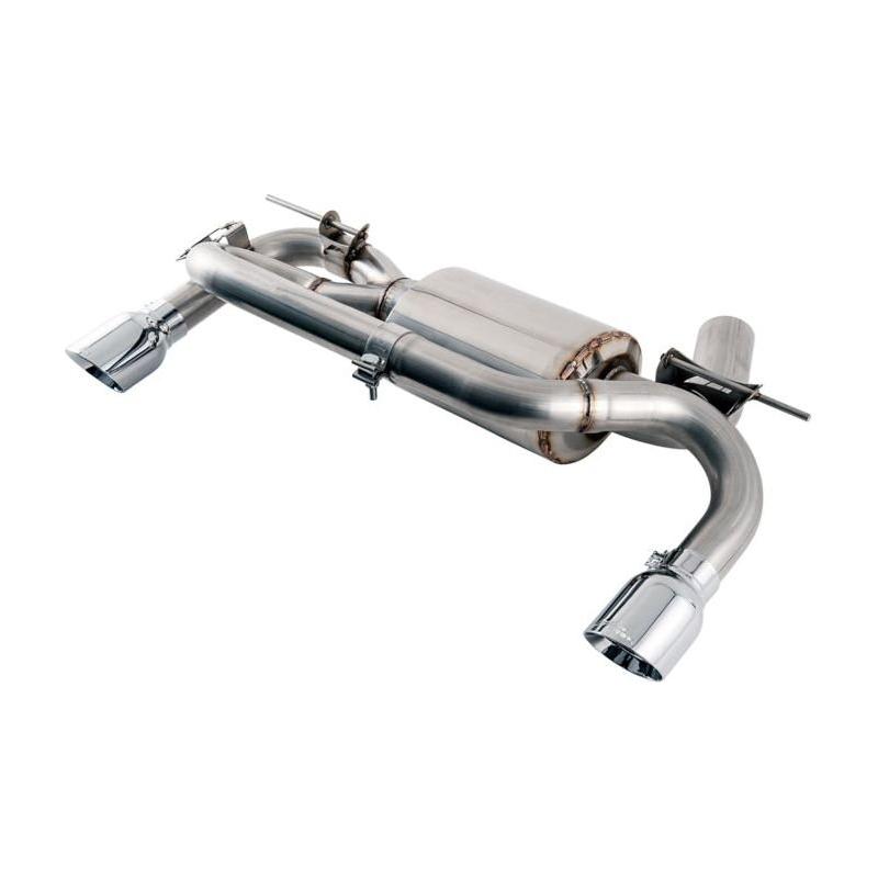 AWE Tuning BMW F3X 335i/435i Touring Edition Axle-Back Exhaust - Chrome Silver Tips (102mm) - The Coin Has A Say