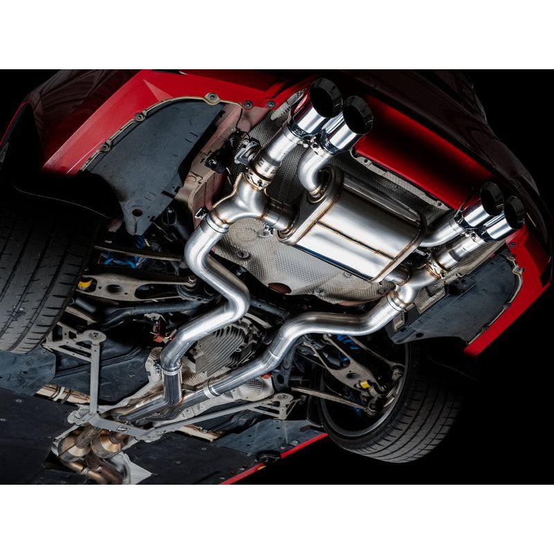 AWE Tuning BMW F8X M3/M4 SwitchPath Catback Exhaust - Chrome Silver Tips - The Coin Has A Say