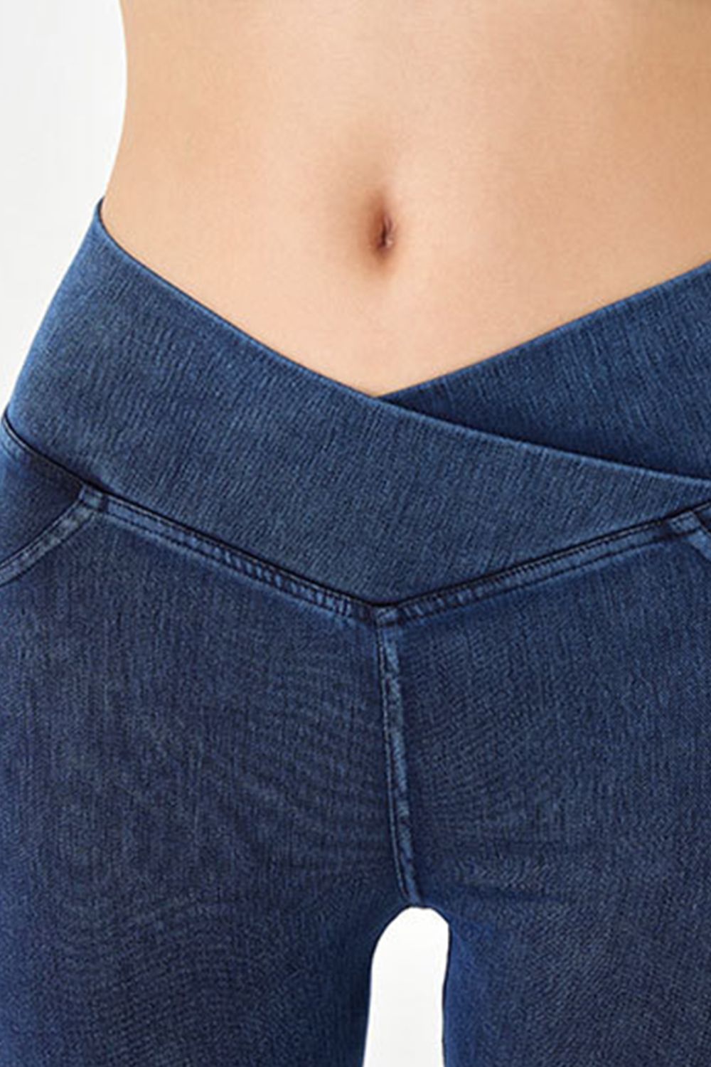 Basic Bae Asymmetrical Waist Denim Shorts with Pockets - The Coin Has A Say