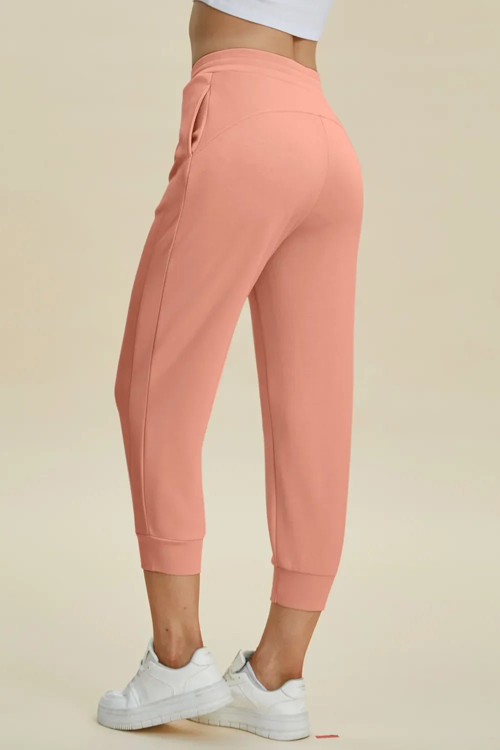 Basic Bae Full Size Air Scuba Drawstring High Waist Cropped Pants - The Coin Has A Say