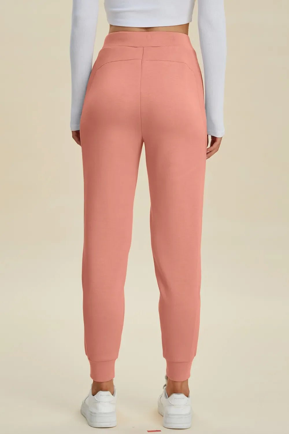 Basic Bae Full Size Air Scuba Drawstring High Waist Joggers - The Coin Has A Say