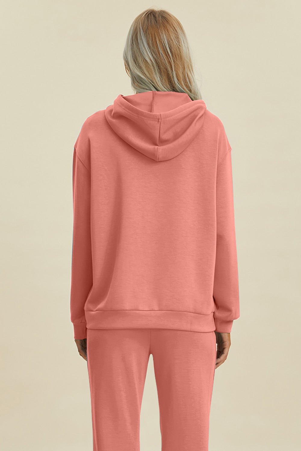 Basic Bae Full Size Air Scuba Drawstring Long Sleeve Hoodie with Kangaroo Pocket - The Coin Has A Say