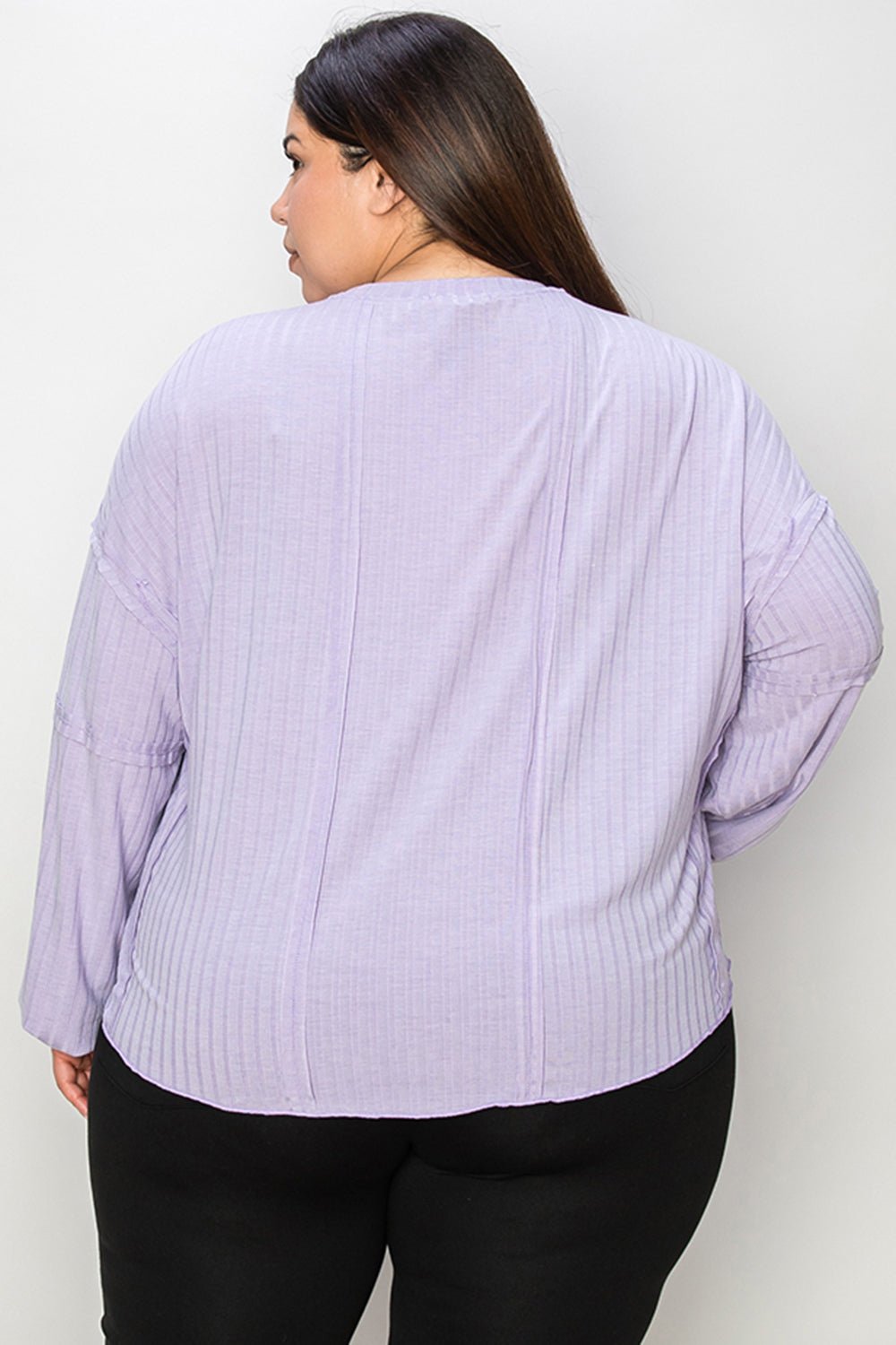 Basic Bae Full Size Ribbed Round Neck Long Sleeve T-Shirt - The Coin Has A Say