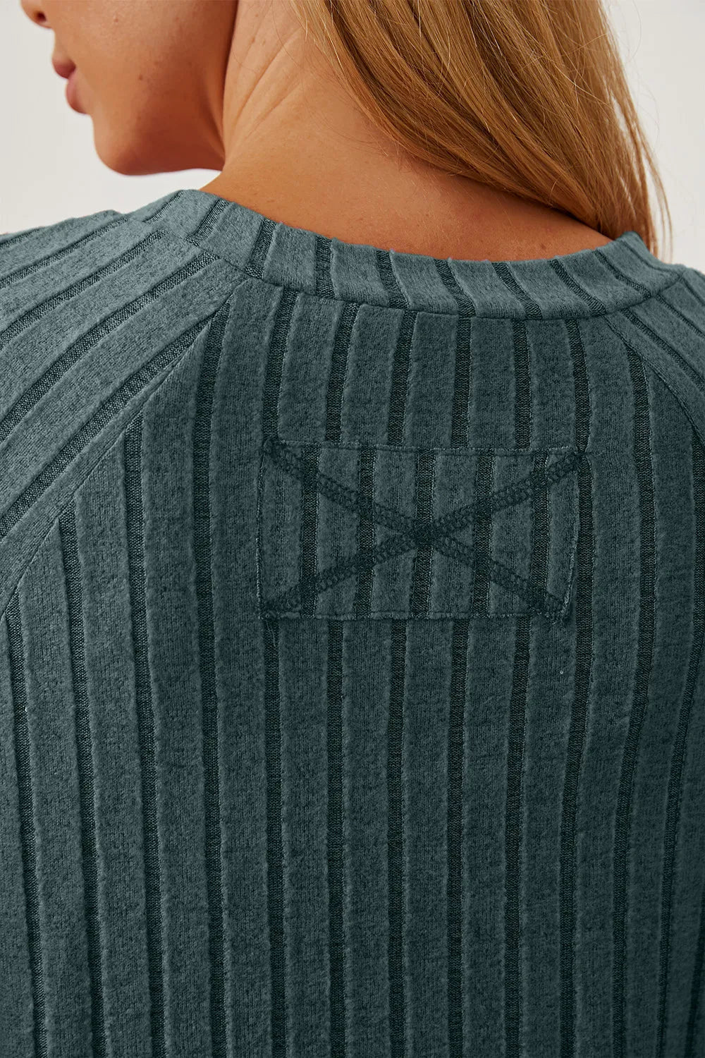 Basic Bae Full Size Ribbed Thumbhole Sleeve T-Shirt - The Coin Has A Say