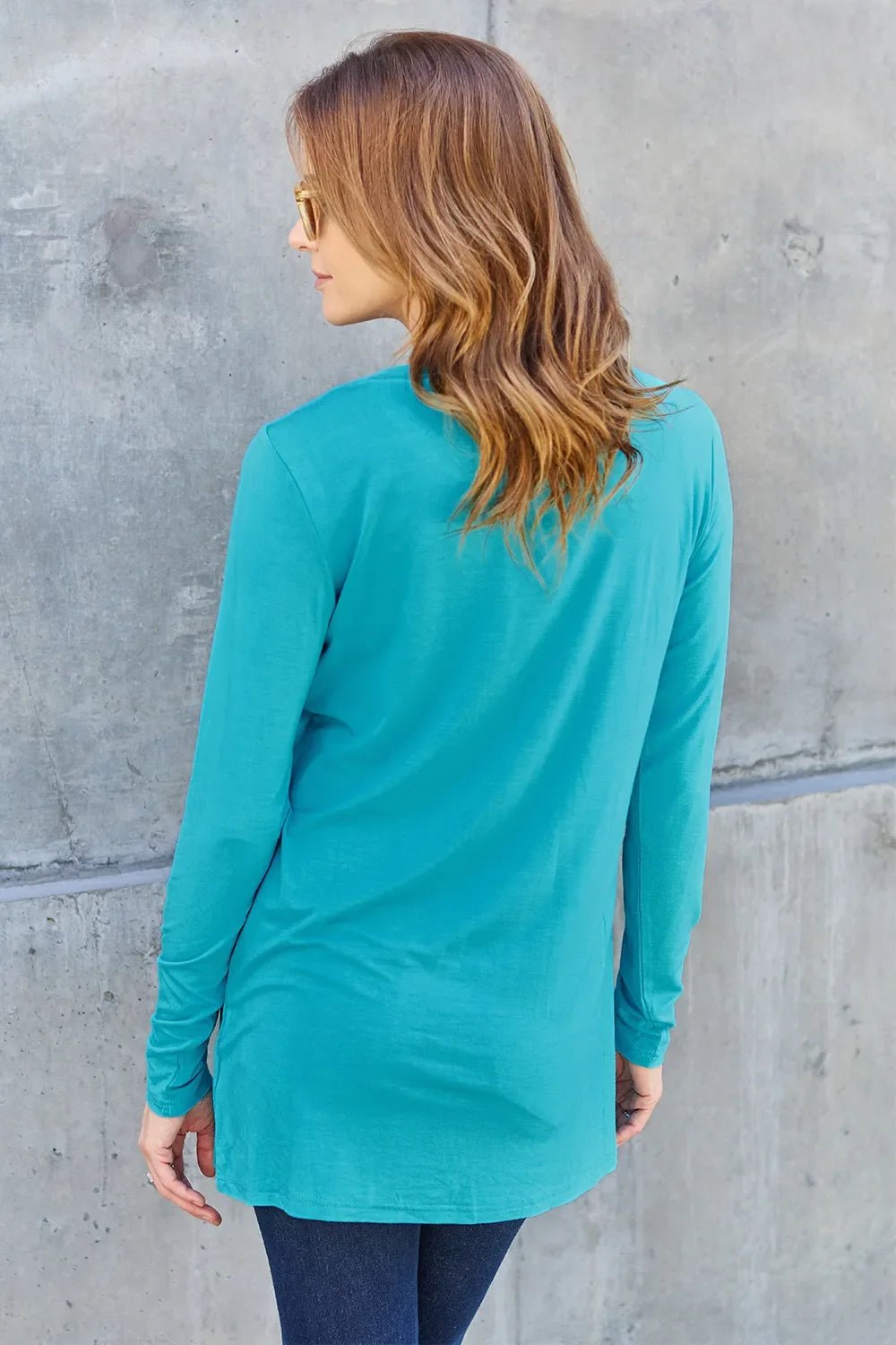 Basic Bae Full Size Round Neck Long Sleeve Top - The Coin Has A Say