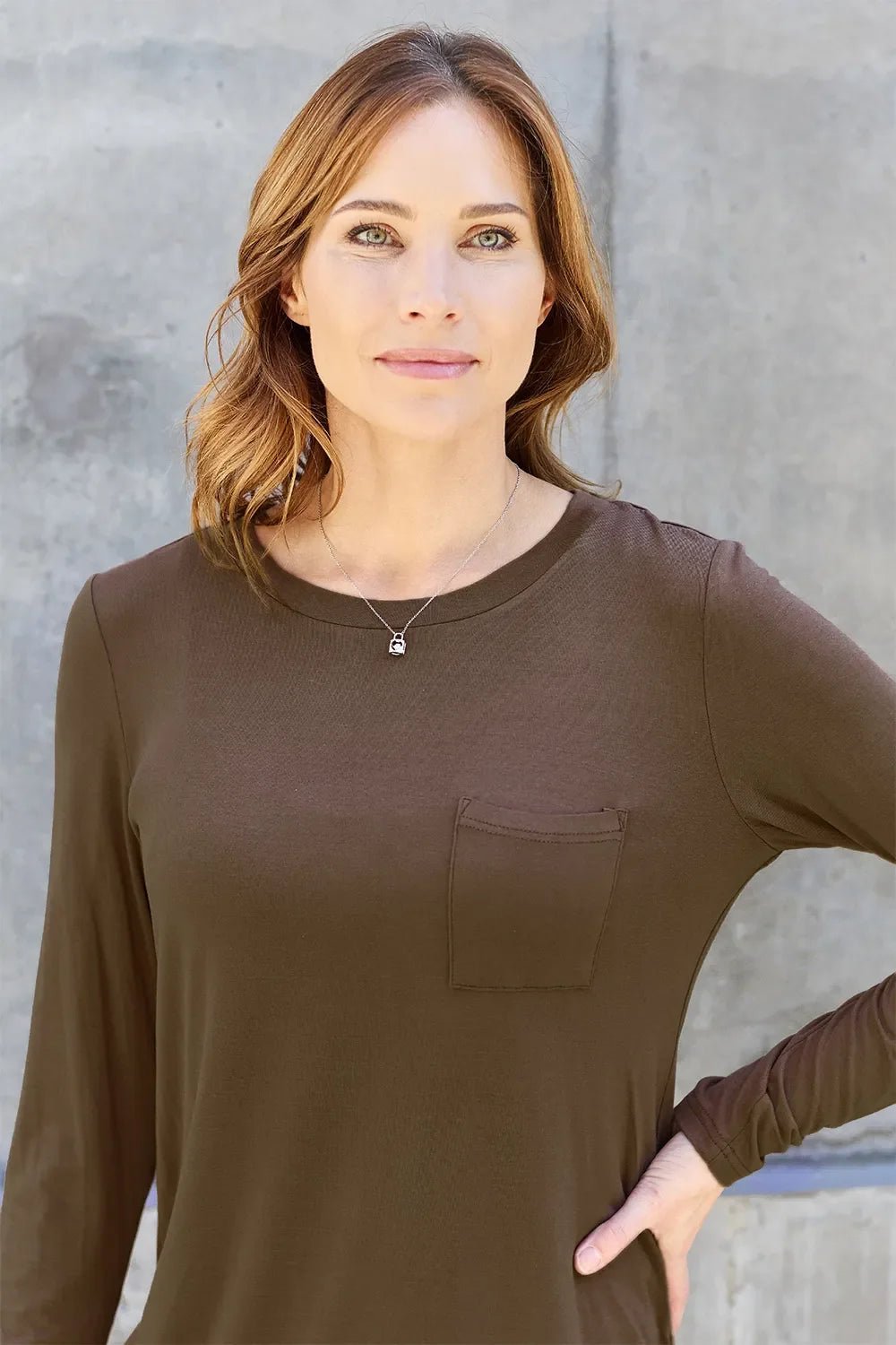 Basic Bae Full Size Round Neck Long Sleeve Top - The Coin Has A Say