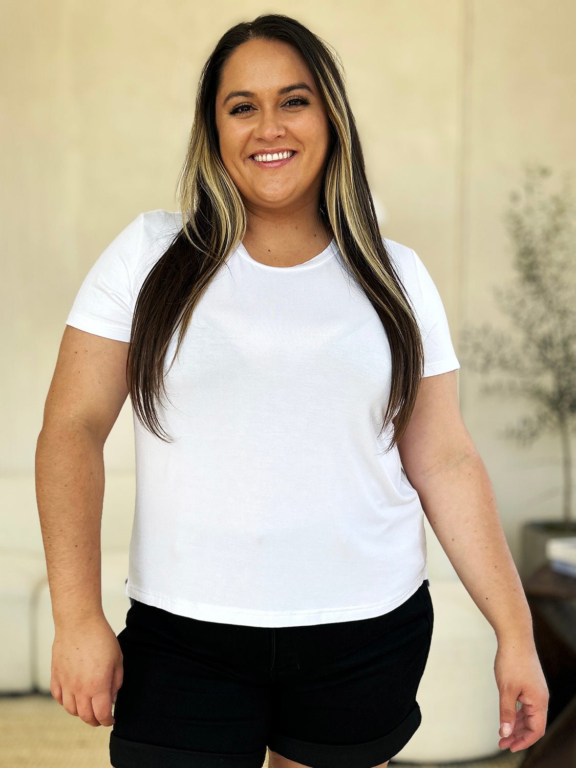 Basic Bae Full Size Round Neck Short Sleeve T-Shirt - The Coin Has A Say