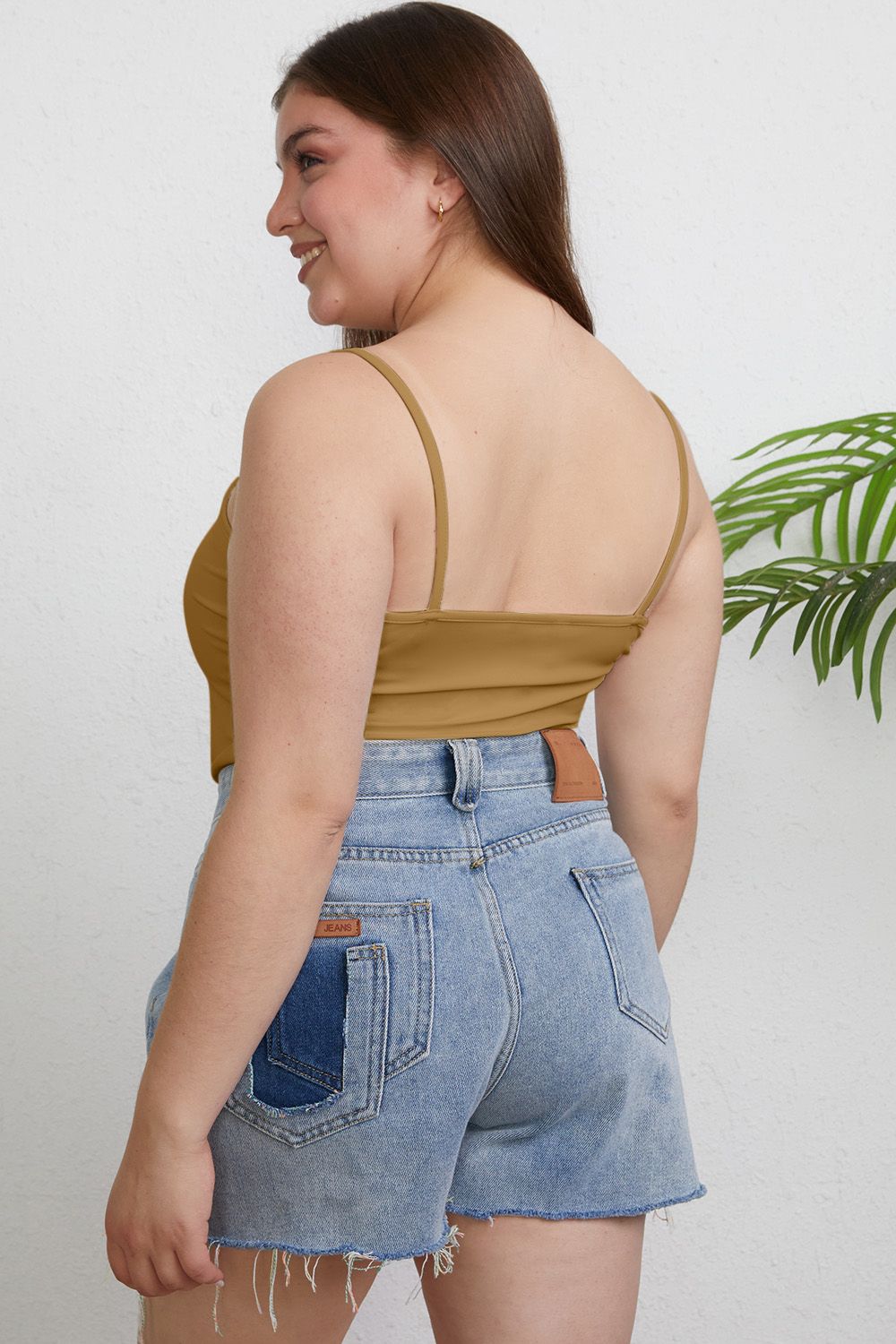 Basic Bae Full Size Round Neck Slim Cami - The Coin Has A Say