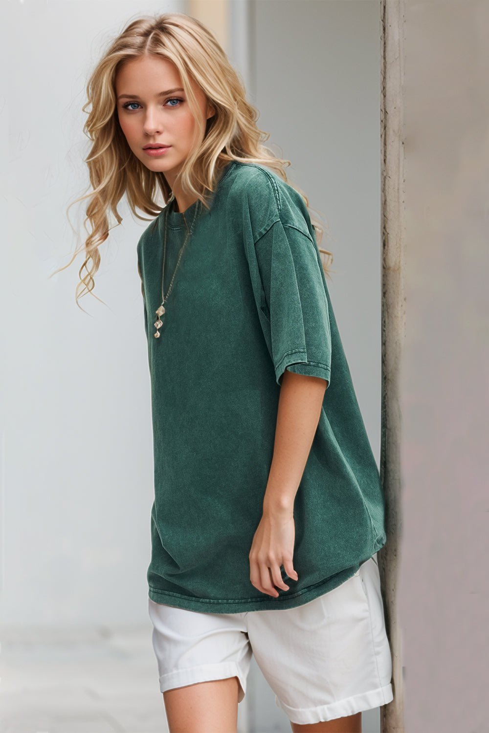Basic Bae Round Neck Half Sleeve T-Shirt - The Coin Has A Say