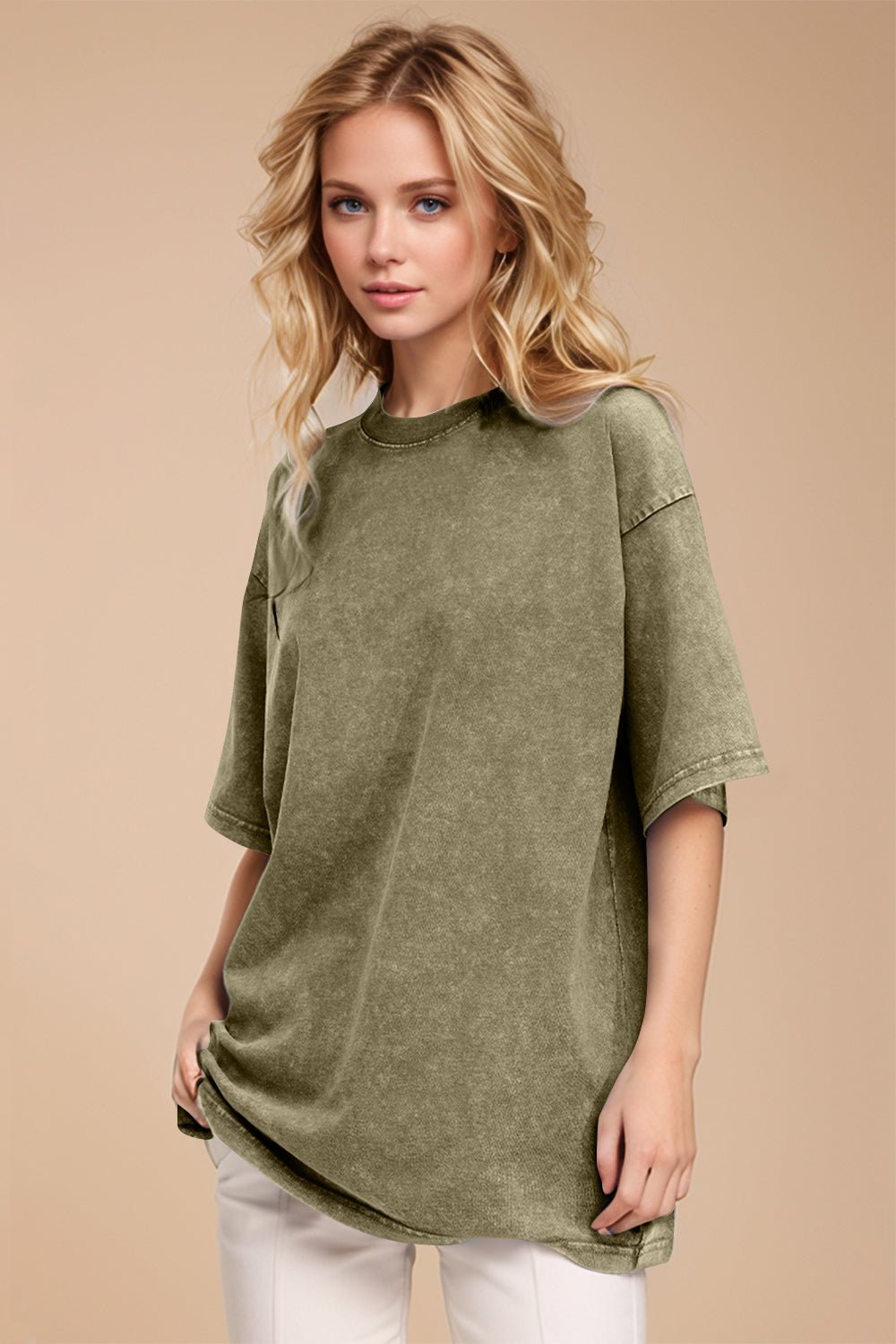 Basic Bae Round Neck Half Sleeve T-Shirt - The Coin Has A Say