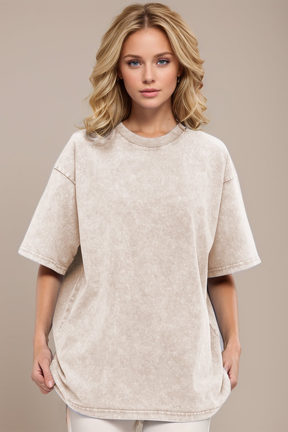 Basic Bae Round Neck Half Sleeve T-Shirt - The Coin Has A Say