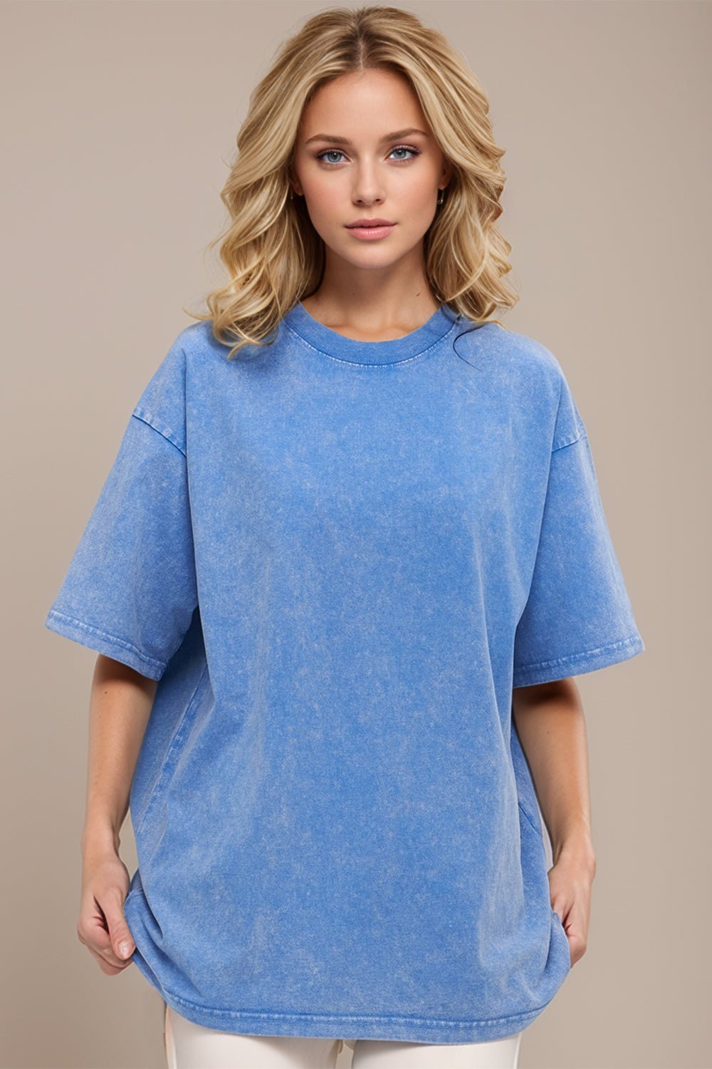 Basic Bae Round Neck Half Sleeve T-Shirt - The Coin Has A Say