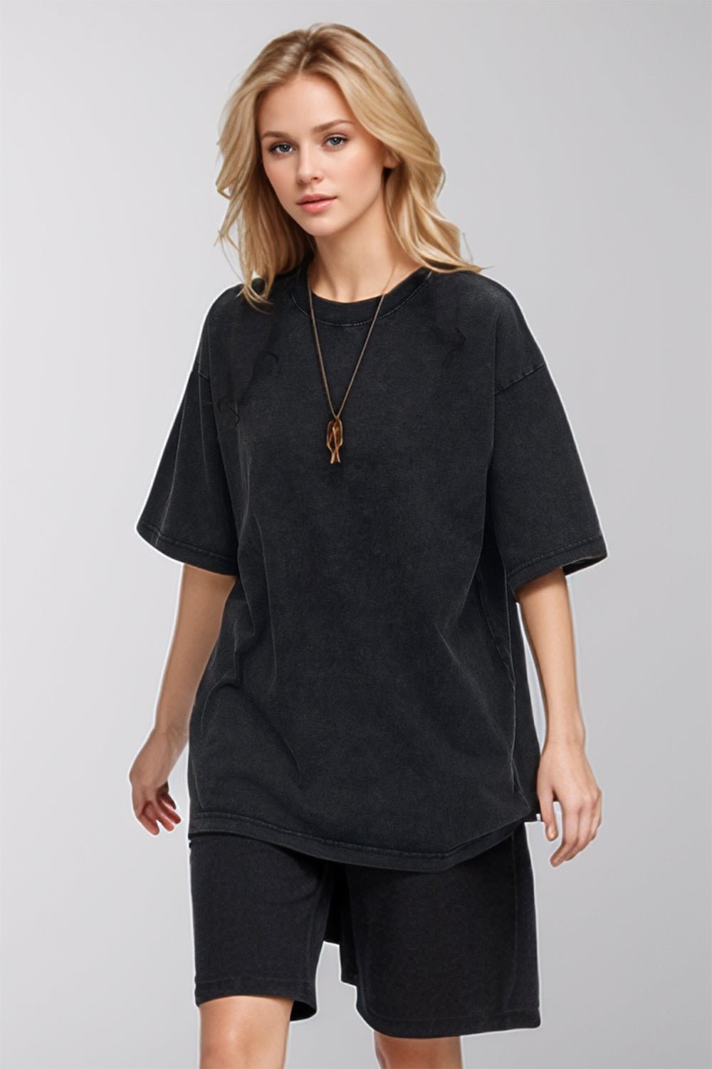 Basic Bae Round Neck Half Sleeve T-Shirt - The Coin Has A Say